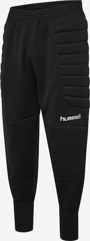 Effilé Pantalon de sport Hummel en noir