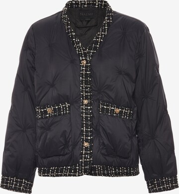 NAEMI Between-Season Jacket in Black: front