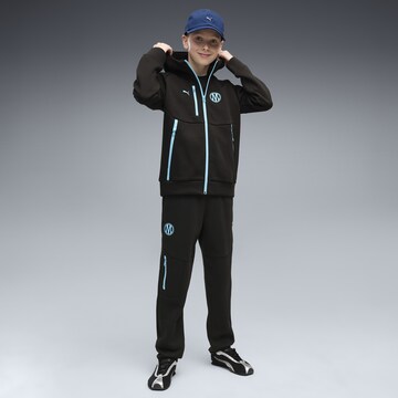 PUMA Sports sweat jacket 'Olympique De Marseille Pumatech' in Black