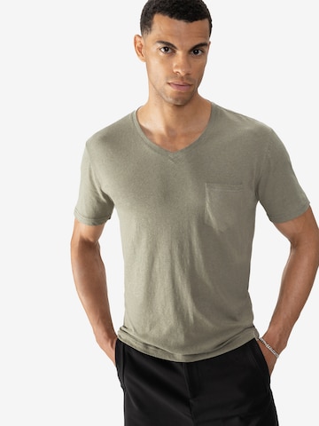 Mey T-Shirt 'Linen ' in Grün