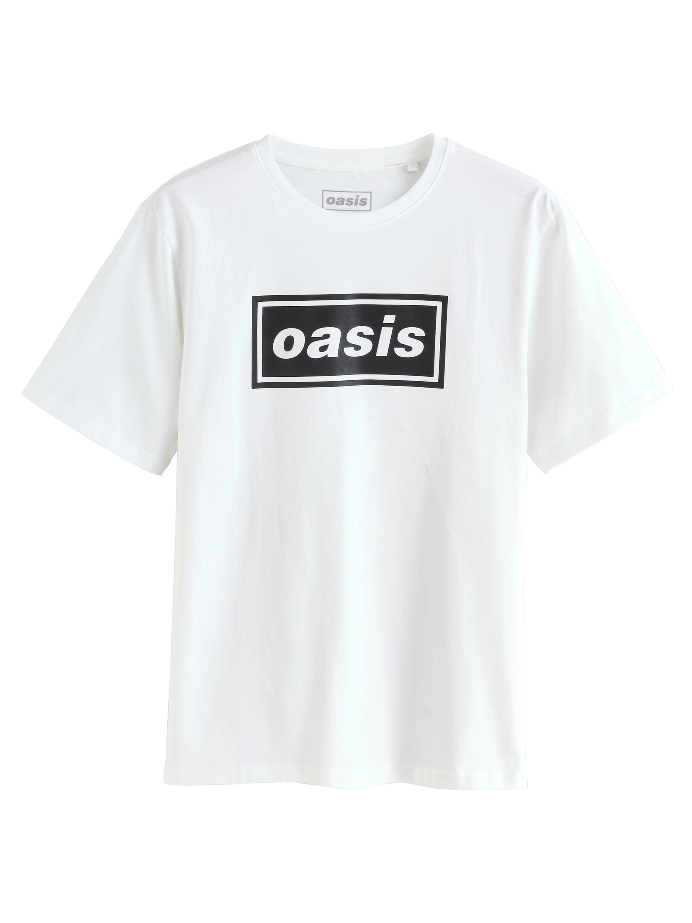 Next Μπλουζάκι 'Oasis' σε λευκό: μπροστά