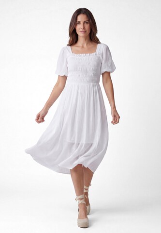 Robe Usha en blanc