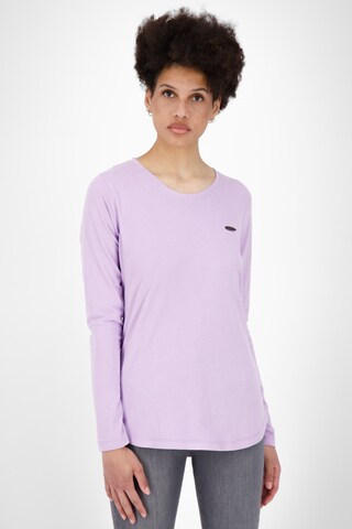 Alife and Kickin Shirt 'Lea AK' in Purple: front