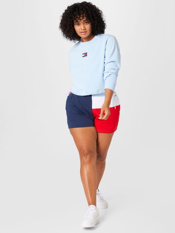 Sweat-shirt Tommy Jeans Curve en bleu