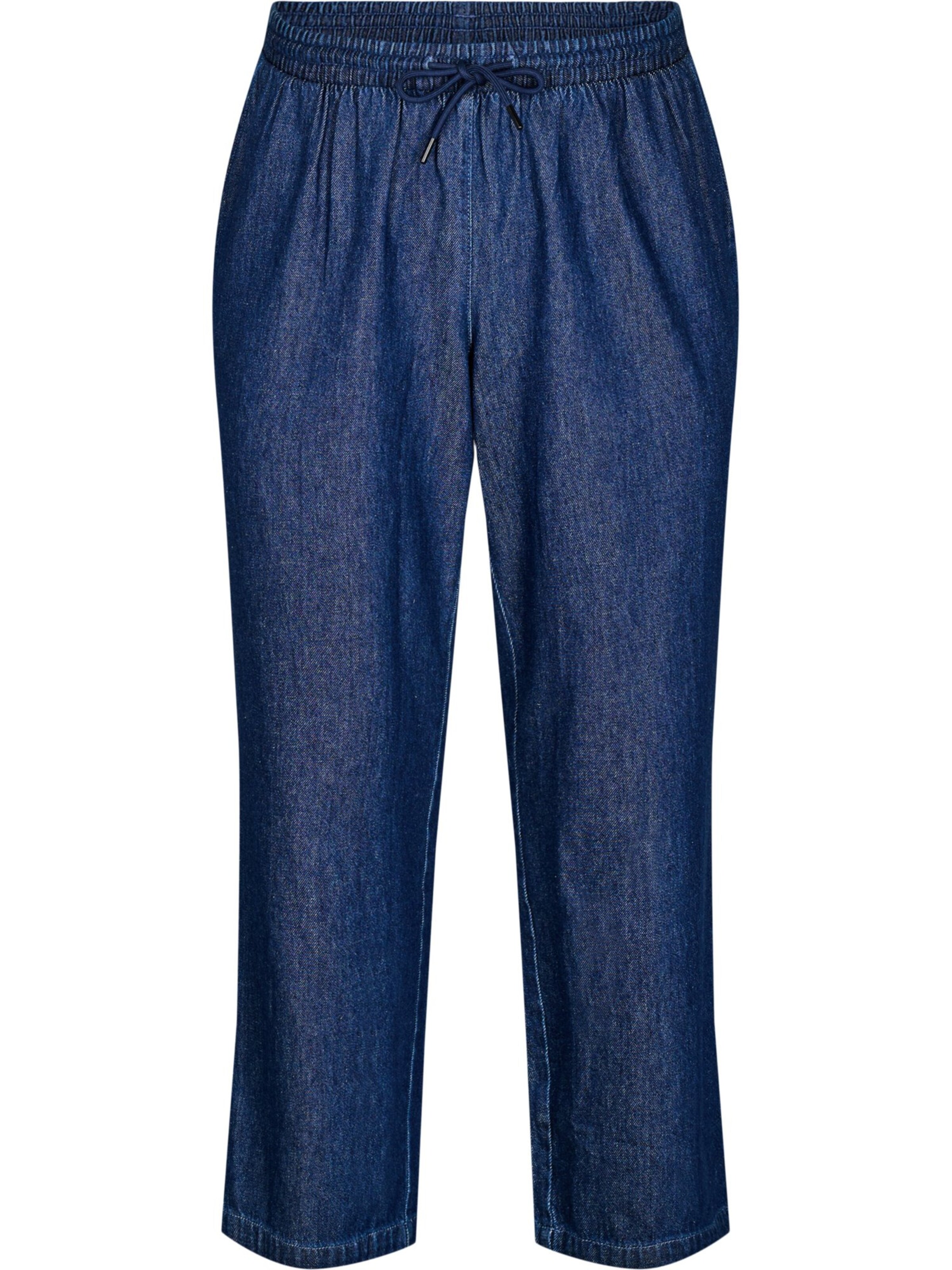 Zizzi Loosefit Jeans in Blauw: voorkant
