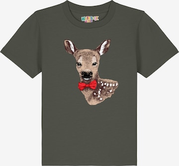 watabout.kids Shirt 'Rehkitz' in Green: front