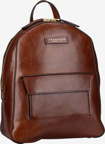 The Bridge Backpack 'Diana' in Brown: front