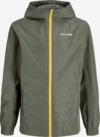 Jack & Jones Junior Tussenjas in Groen: voorkant