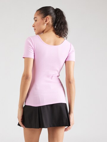 T-shirt 'KITTE' PIECES en rose