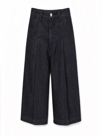 IT'S BASIC Regular Jeans 'Bermuda Denim Short' in Zwart