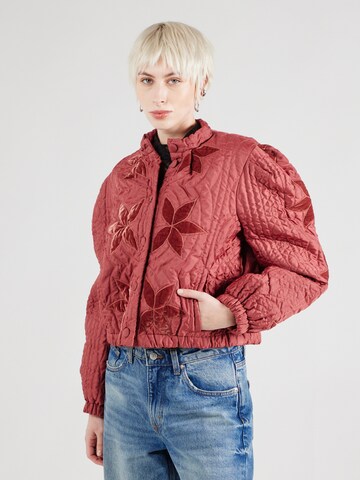 Free People Přechodná bunda 'QUINN' – červená: přední strana