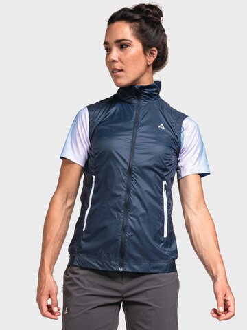 Schöffel Sportbodywarmer 'Bygstad' in Blauw: voorkant