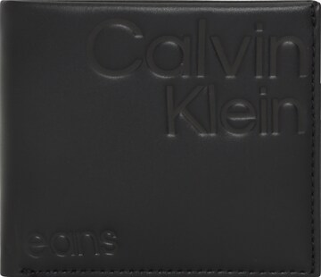 Portofel de la Calvin Klein Jeans pe negru: față