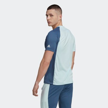 T-Shirt fonctionnel 'Colourblock' ADIDAS SPORTSWEAR en bleu