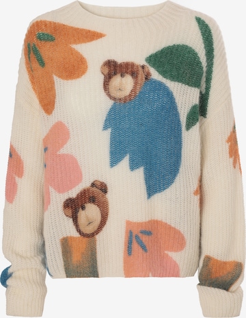 smėlio TATUUM Megztinis 'TALE': priekis