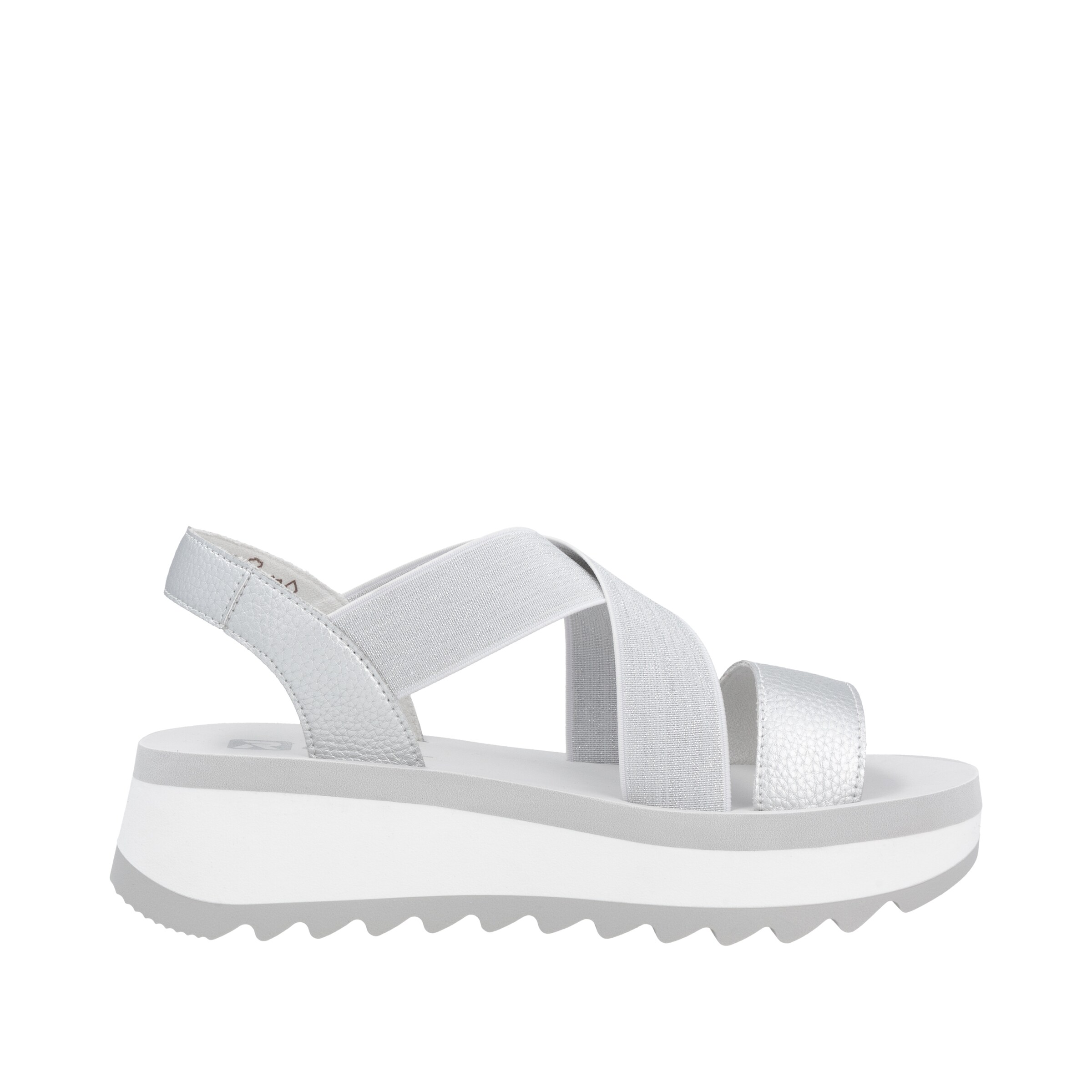 Sandales à lanières 'W3053' Rieker Sport en argent