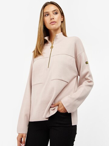 Barbour International Pullover in Pink: predná strana