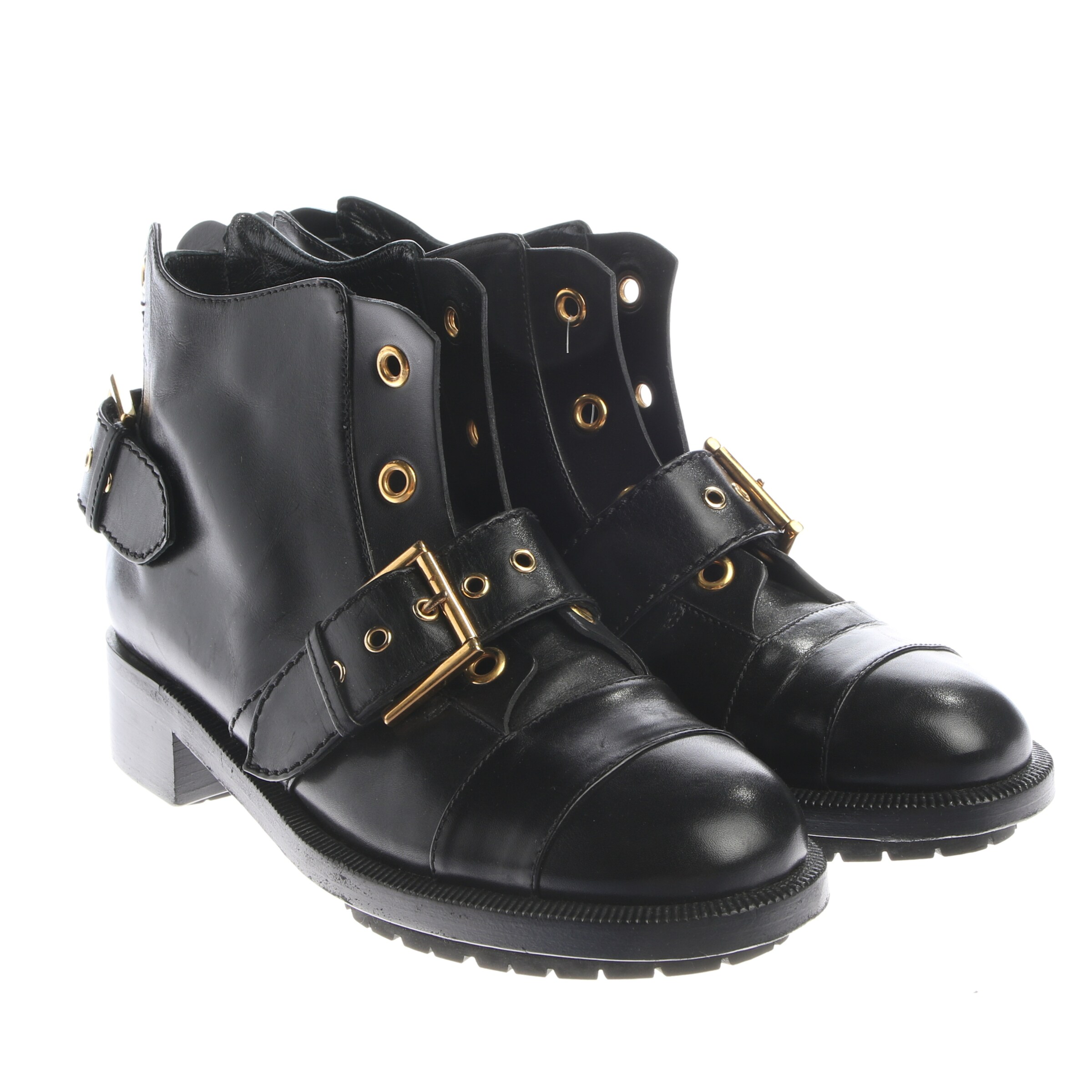 Alexander McQueen Dress Boots in 39,5 in Black: front