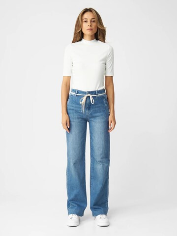 Dawn Regular Jeans 'Dew Flared French Pocket' in Blau