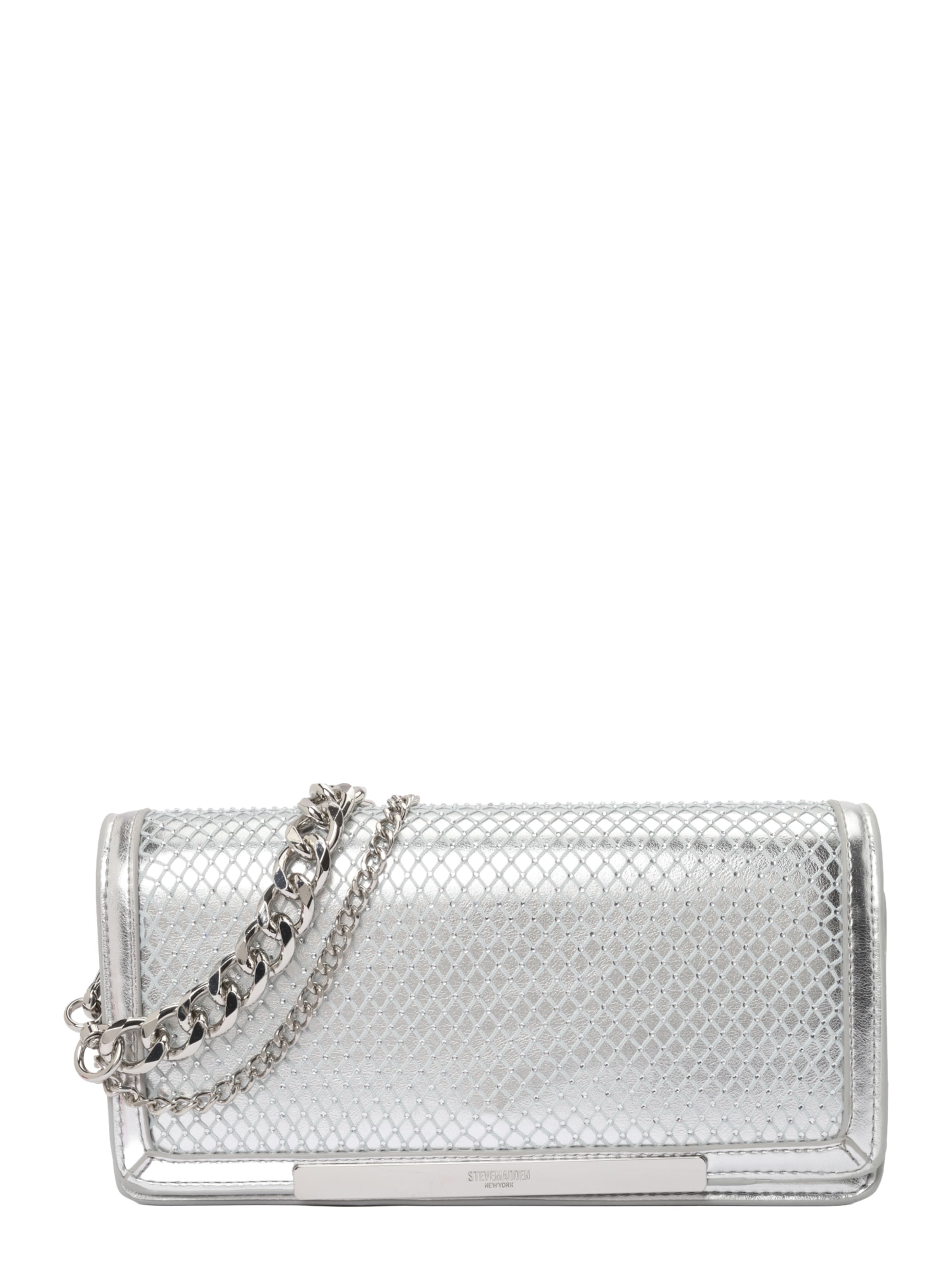STEVE MADDEN Válltáska 'Btaya' - ezüst: elől