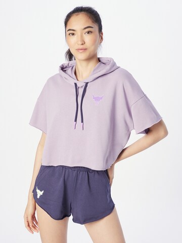 UNDER ARMOUR Sportsweatshirt in Lila: predná strana