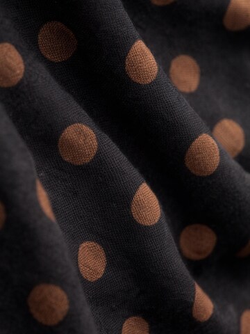 COLLEZIONE ALESSANDRO Scarf 'Pünktchen' in Black