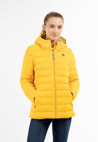 Schmuddelwedda Winter Jacket in Yellow: front