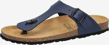 LICO Pantolette 'Bioline Trend' in Blau: Vorderseite