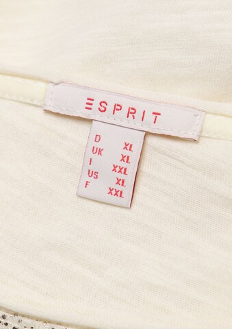 ESPRIT Longsleeve-Shirt XL in Weiß