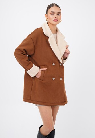 FRESHLIONS Between-seasons coat 'Nevara' in Brown