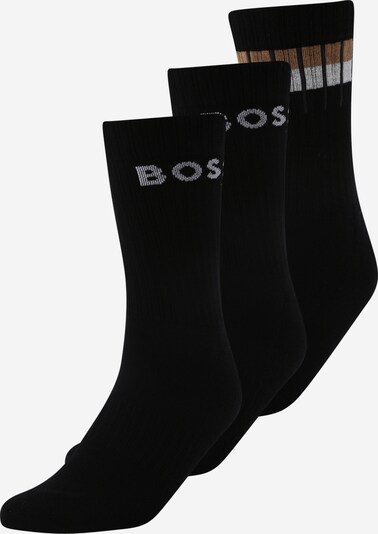 BOSS Socken in braun / schwarz / weiß, Produktansicht