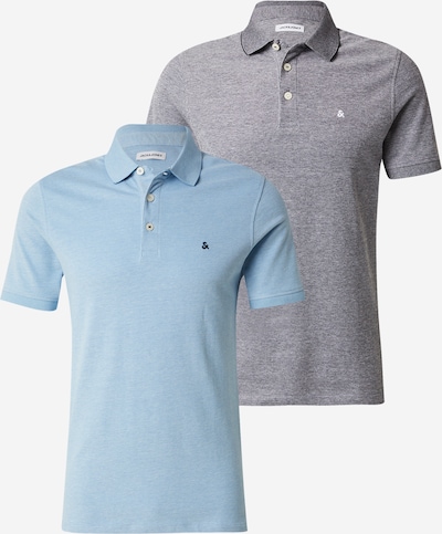 JACK & JONES Majica 'JJEPAULOS' u svijetloplava / siva melange, Pregled proizvoda