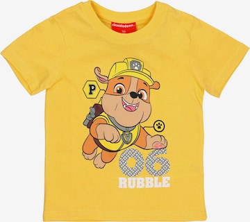 T-Shirt PAW Patrol en jaune : devant