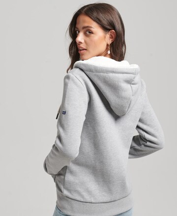 Superdry Sweatjacke in Grau