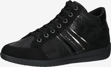 GEOX High-Top Sneakers in Black: front