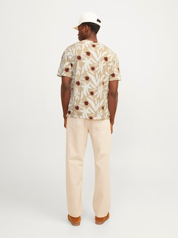 JACK & JONES Shirt 'JORMARBELLA AOP TEE' in Green