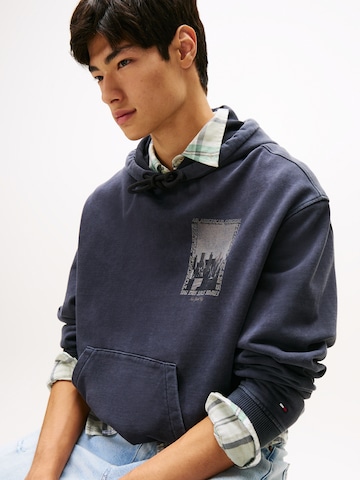 Tommy Jeans Mikina – modrá