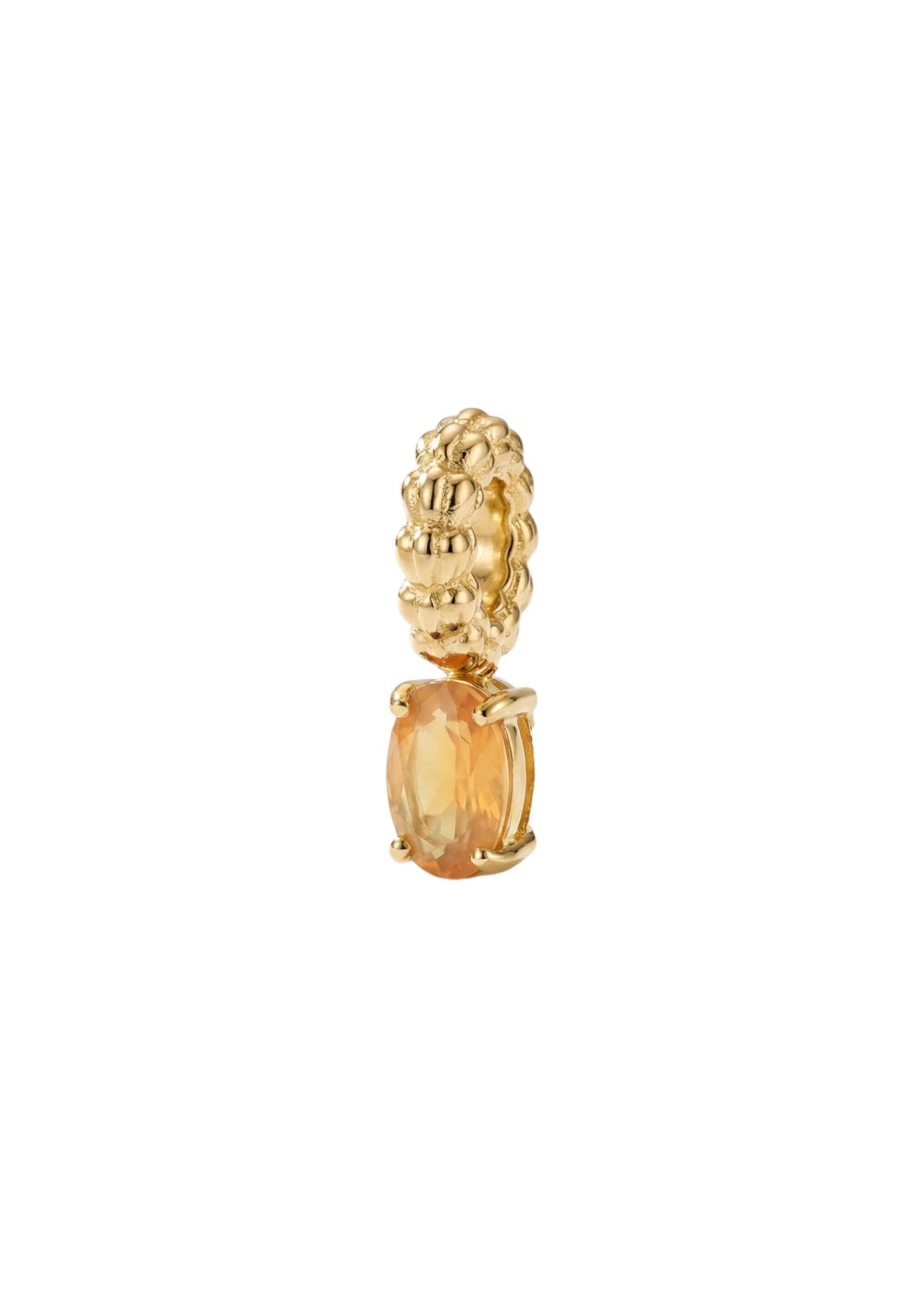 Ciondolo 'Oktober Opal' di PURELEI in oro: frontale