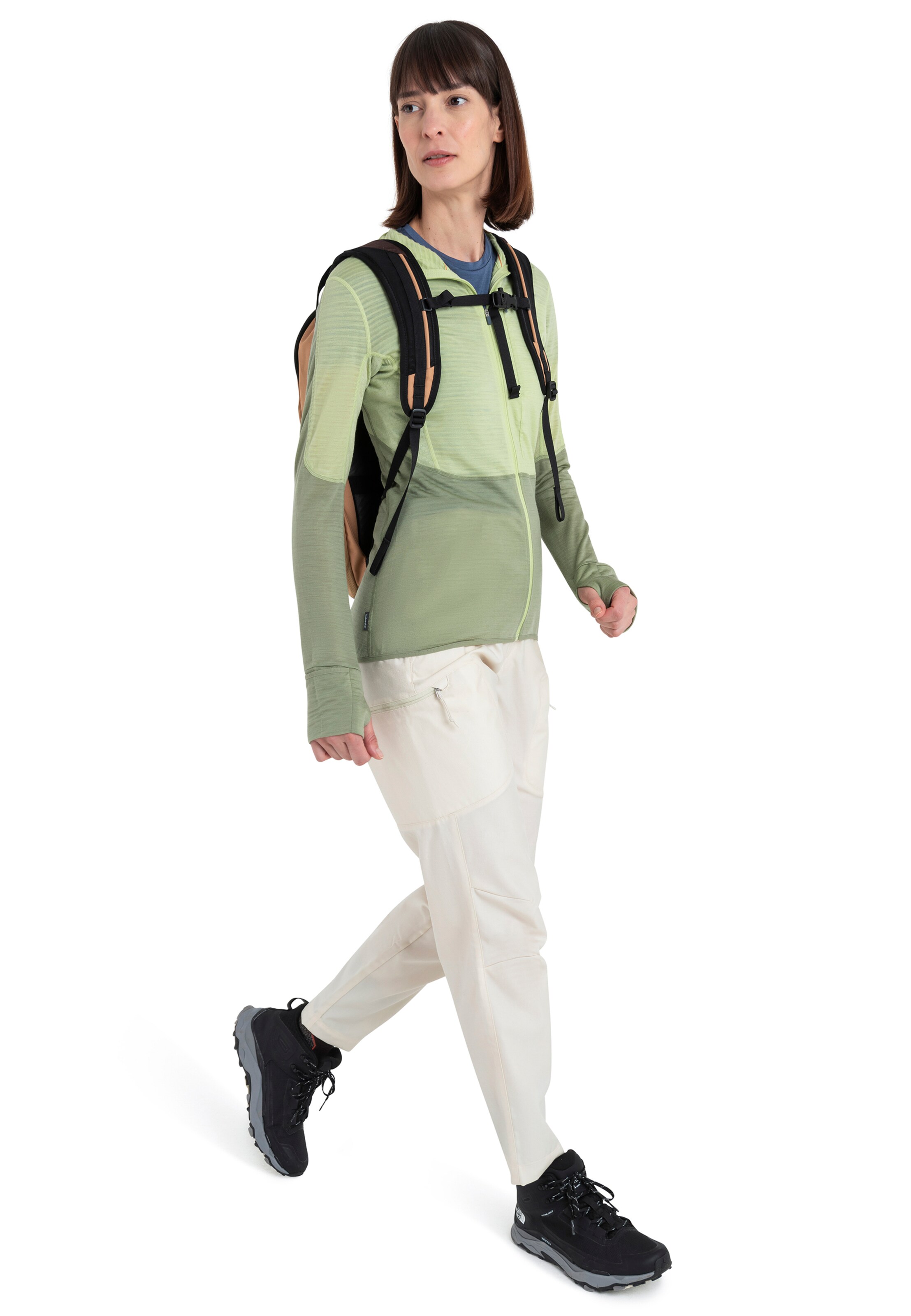 ICEBREAKERSportska sweater majica 'Realfleece Descender' - zelena boja