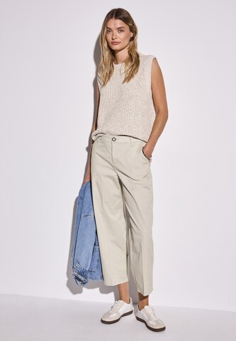 STREET ONE Regular Chinohose in Weiß