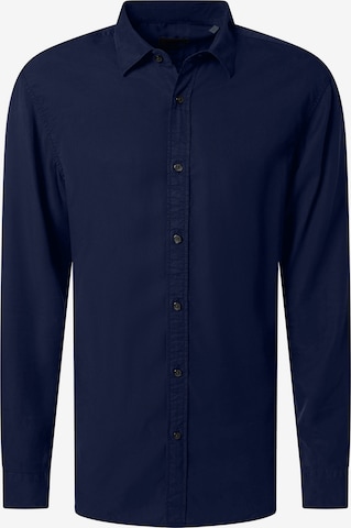 PIERRE CARDIN Overhemd in Blauw: voorkant