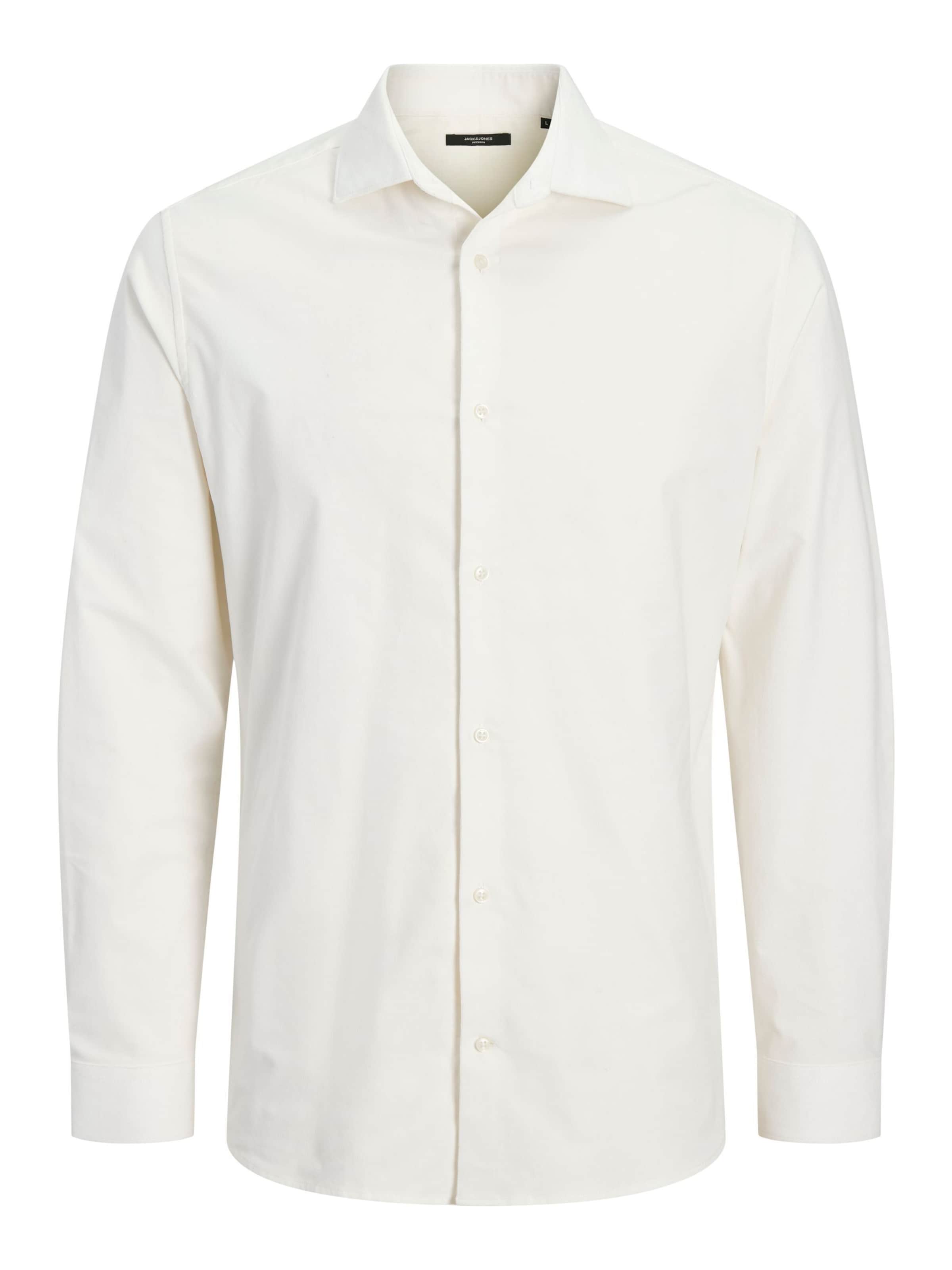 JACK & JONES Regular Fit Hemd in Weiß: Vorderseite