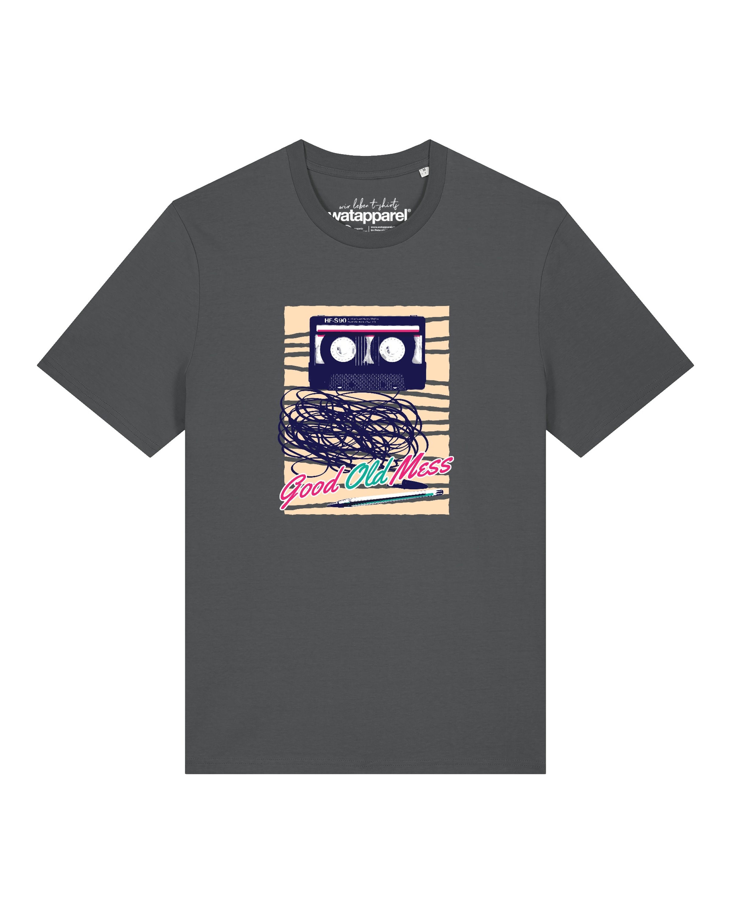 T-Shirt 'Good Old Mess' Watapparel en gris : devant