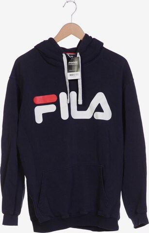 FILA Sweatshirt & Zip-Up Hoodie in M in Blue: front