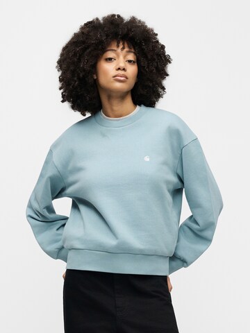 Sweat-shirt 'Casey' Carhartt WIP en bleu : devant