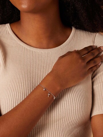 Lucardi Bracelet 'Essentials' in Silver: front