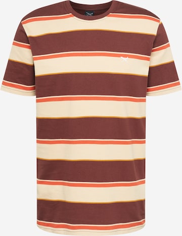 T-Shirt 'Rustico' Iriedaily en marron : devant
