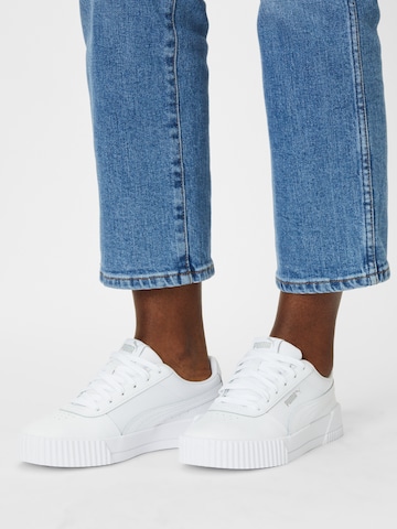 Baskets basses 'Carina' PUMA en blanc : devant