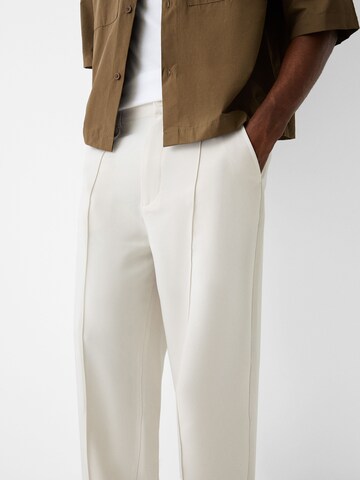 Loosefit Pantalon Bershka en beige