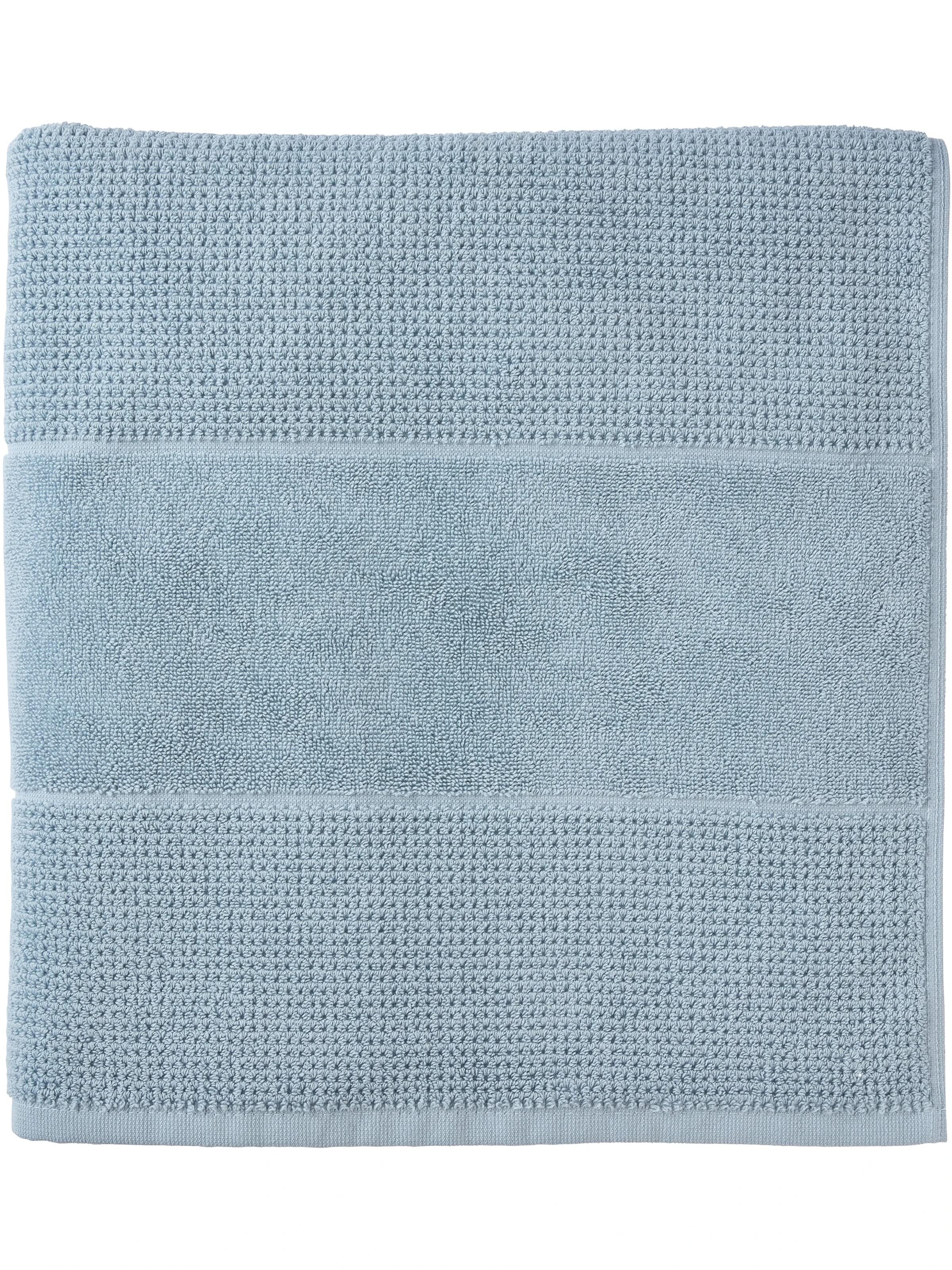 SCHIESSER Handtuch 'Turin' in Blau: Vorderseite